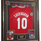 MANCHESTER 99 TEDDY SHERINGHAM SIGNED JERSEY