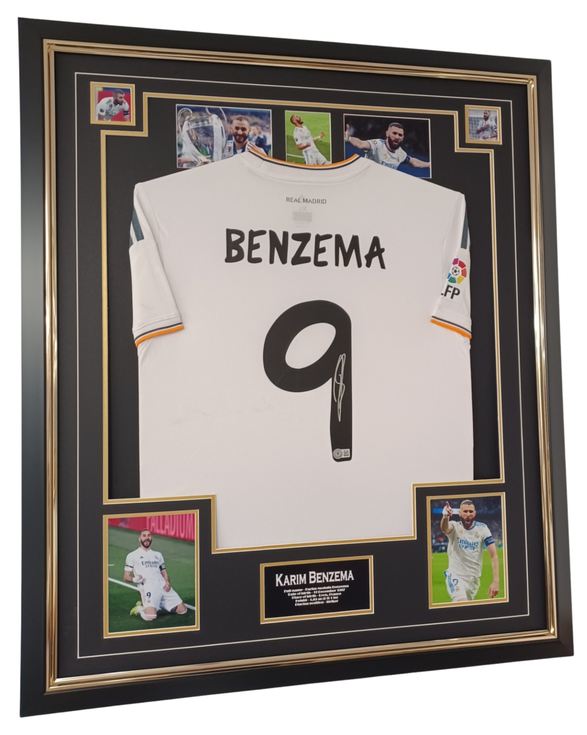 benzema signed shirt
