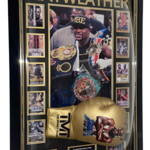 framed mayweather glove