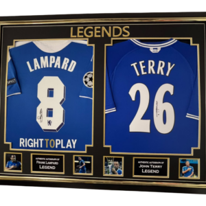 John Terry and Frank Lampard of Chelsea Signed Shirt