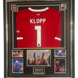 jurgen klopp signed photo jersey