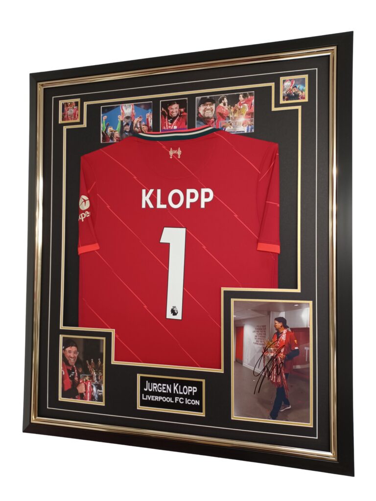 Jurgen Klopp of Liverpool Signed Photo with Shirt | Signed Memorabila ...