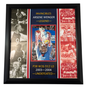 Arsene Wenger Invincibles Signed Photo