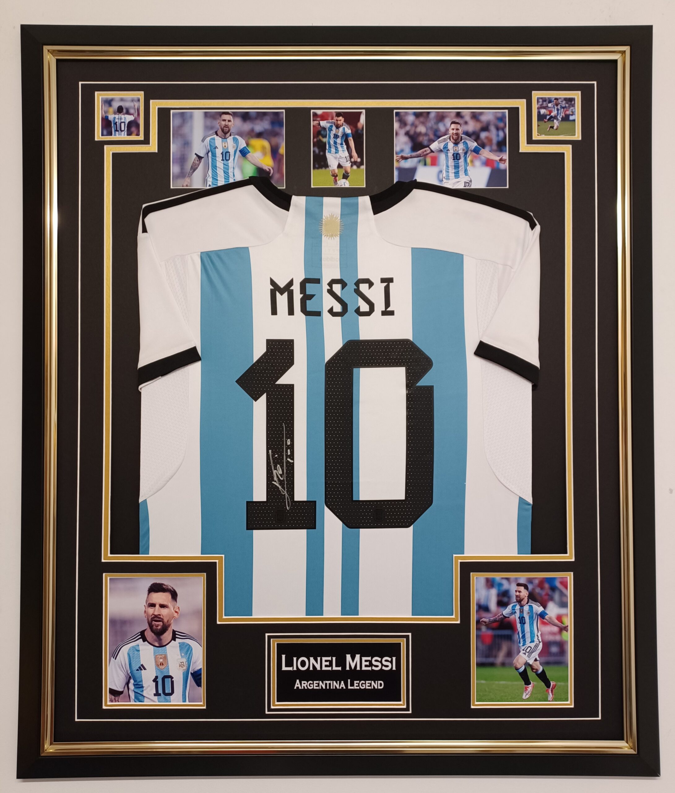 Lionel Messi of Argentina Signed Shirt
