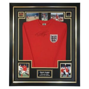 295 Geoff Hurst Signed 1966 Shirt England