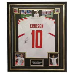 395 Christian Eriksen Signed Shirt DENMARK