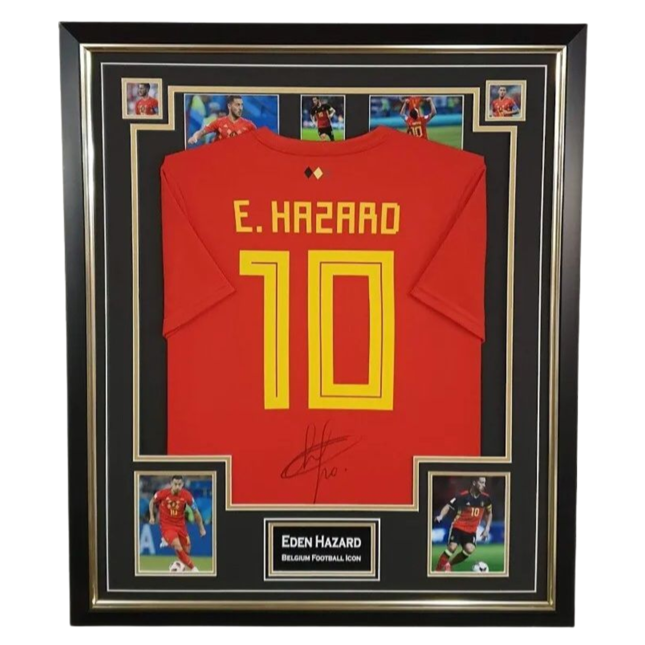 395 Eden Hazard signed Shirt Belgium 2