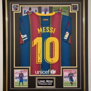 Messi Signed Shirt BARCELONA