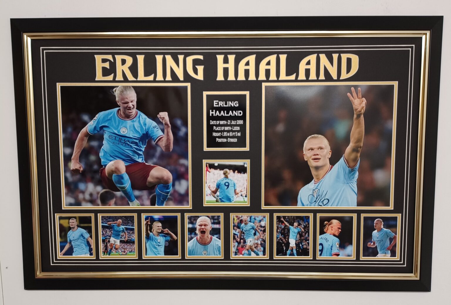 Erling Haaland Of Manchester City Signed Photo – Signed Memorabila Shop