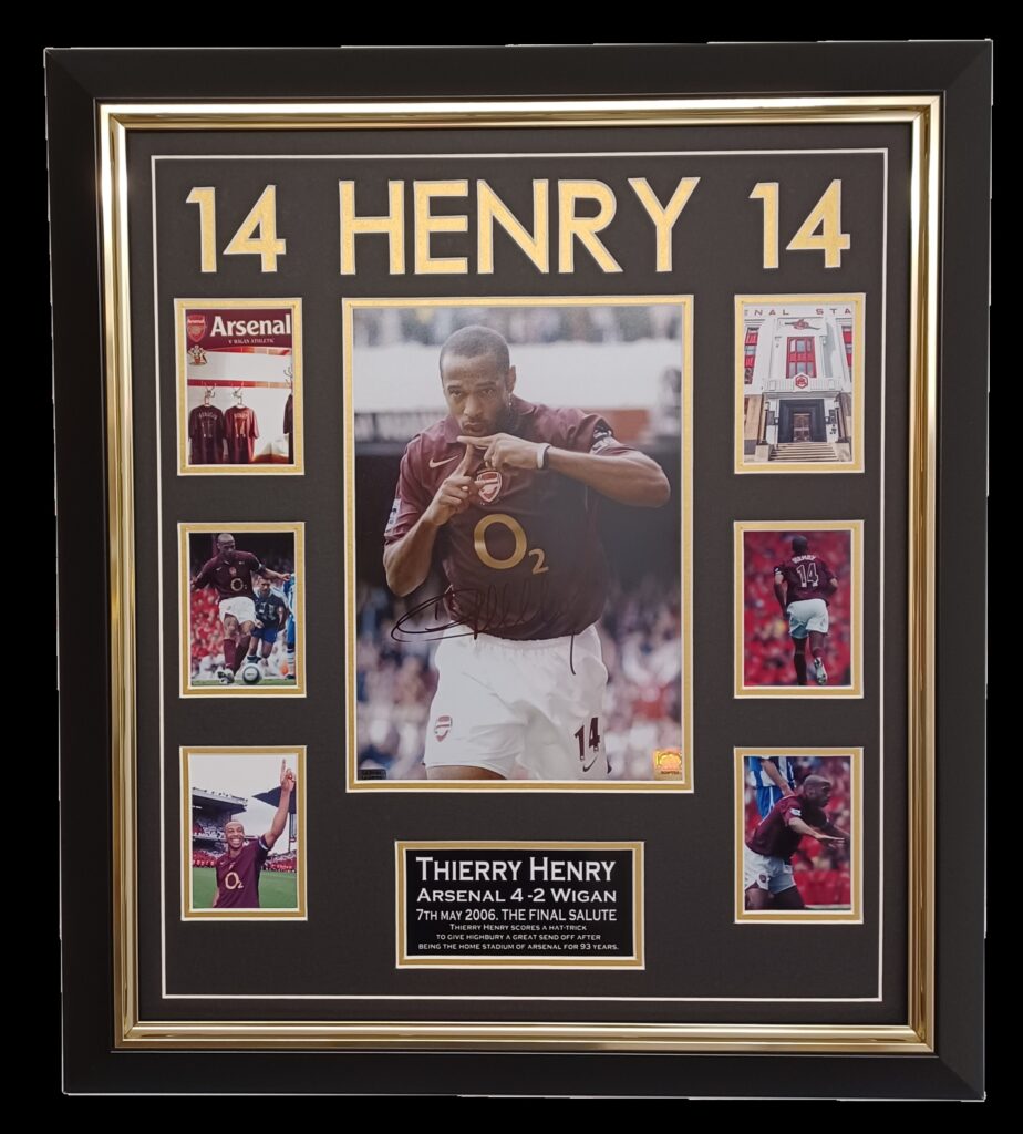 Sports Memorabilia Signed Photo Framing Service! Signed Memorabila