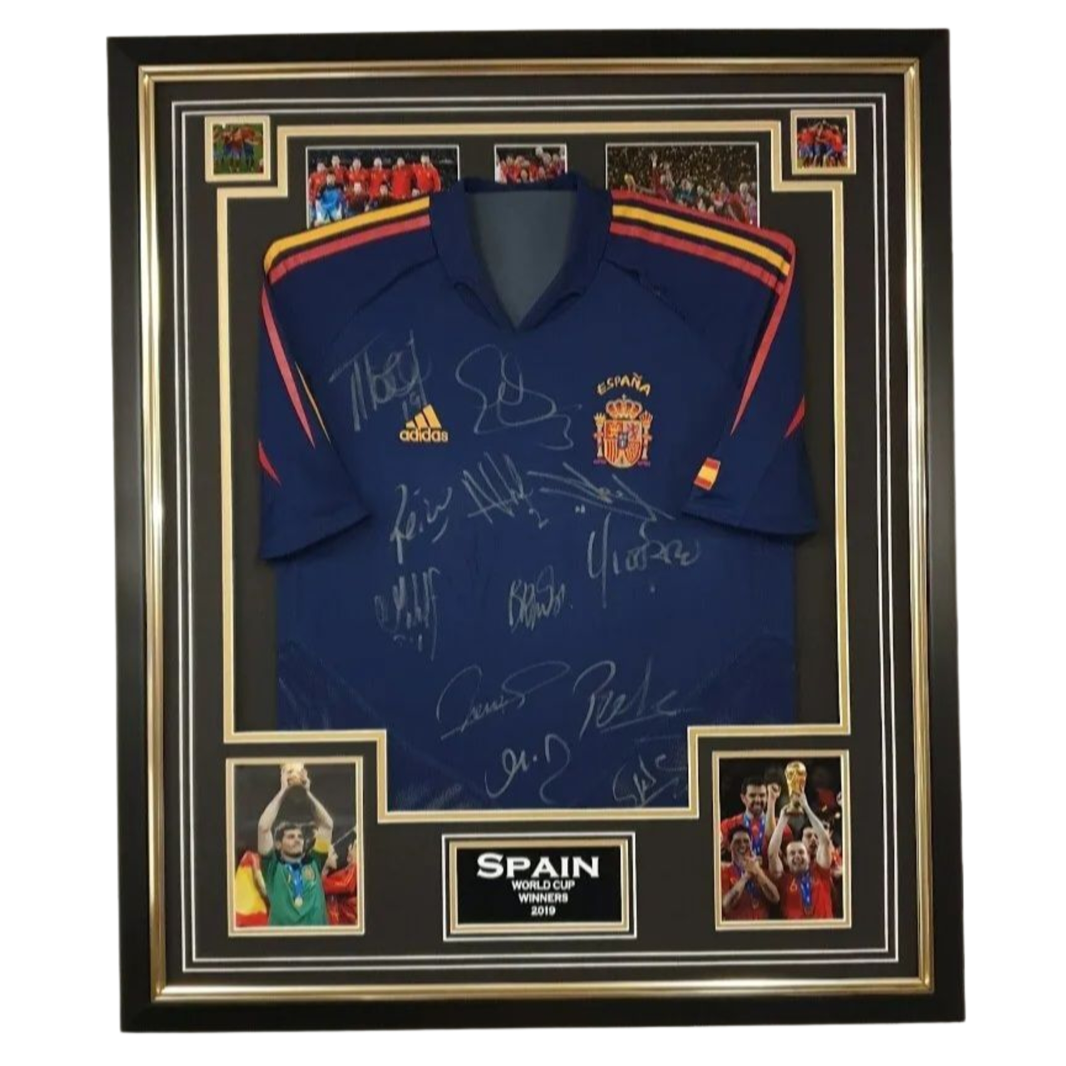 1995 2010 SPAIN Signed Shirt