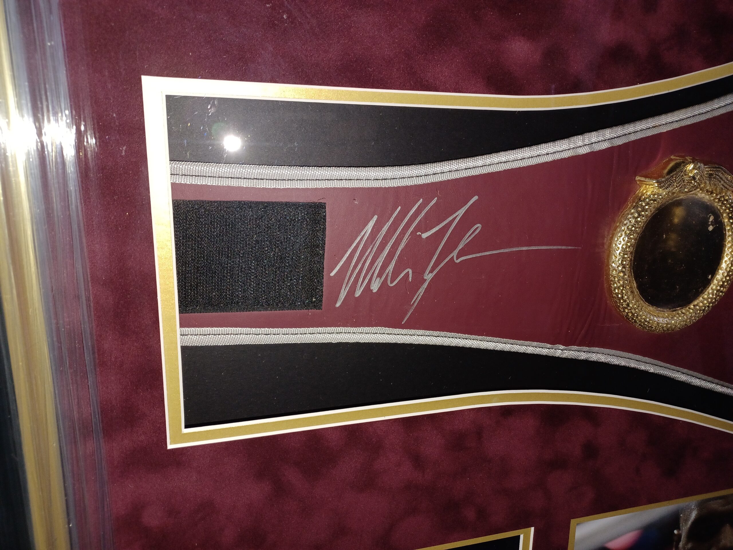 Mike Tyson Hand Signed Autographed 16x20 Photo With Muhammad Ali & Don King – JSA COA