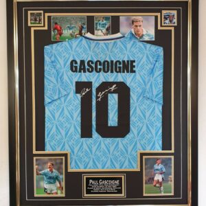 Paul Gascoigne of Lazio Signed Shirt