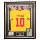 595 Gheorge Hagi Signed Display with Shirt ROMANIA