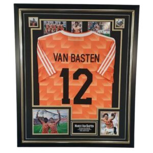 595 Marco Van Basten Signed Photo with Shirt HOLLAND