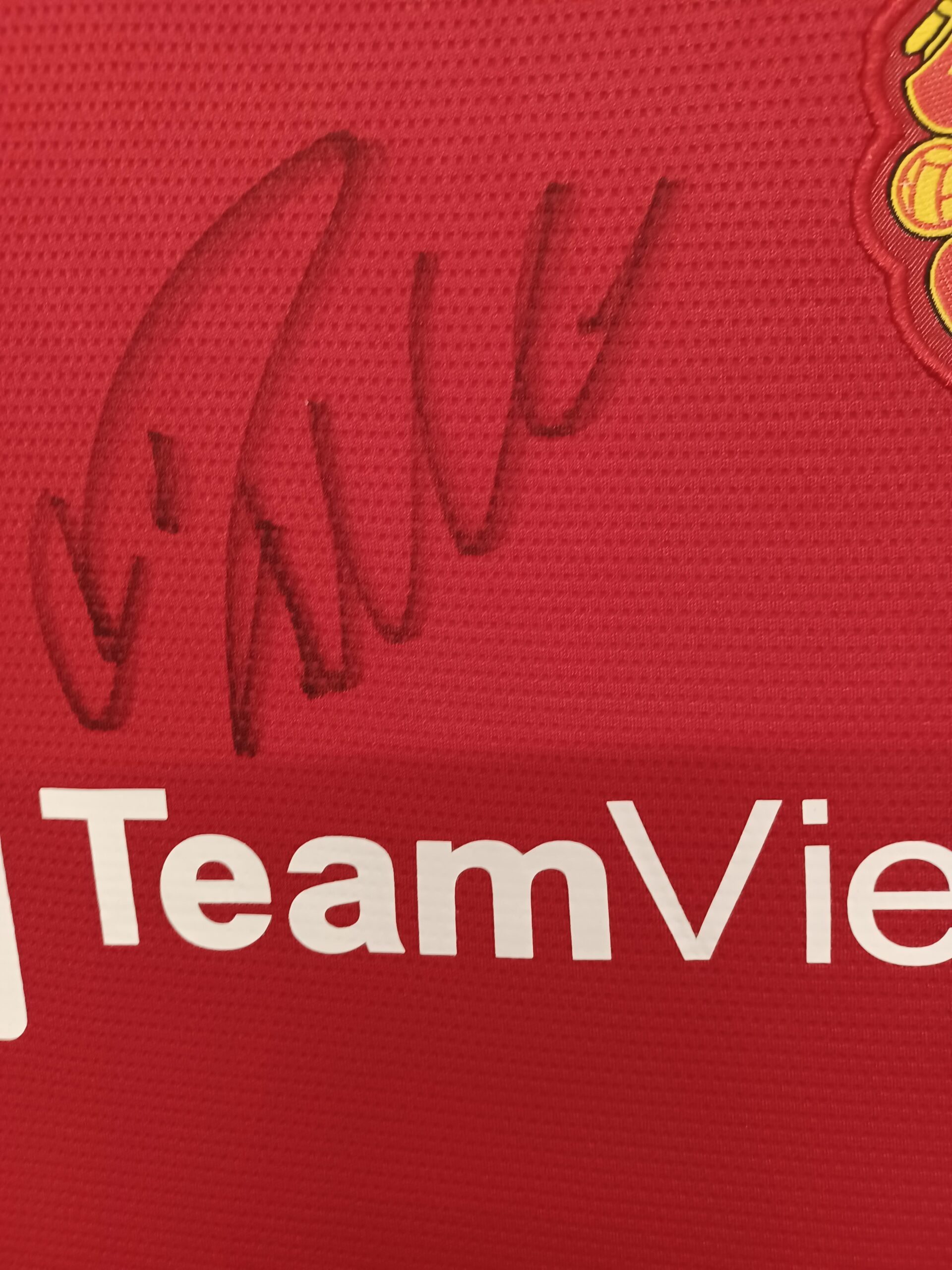 21/22 Manchester United Cristiano Ronaldo Signed Jersey MANU Beckett  Witnessed