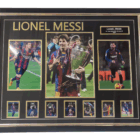 MESSI SIGNED PHOTO PICTURE