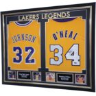 Shaquille O'Neal and Magic Johnson of LA Lakers Signed Jersey