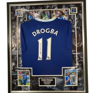 Didier Drogba of Chelsea Signed Football Shirt