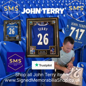 John Terry of Chelsea Signed Football Shirts