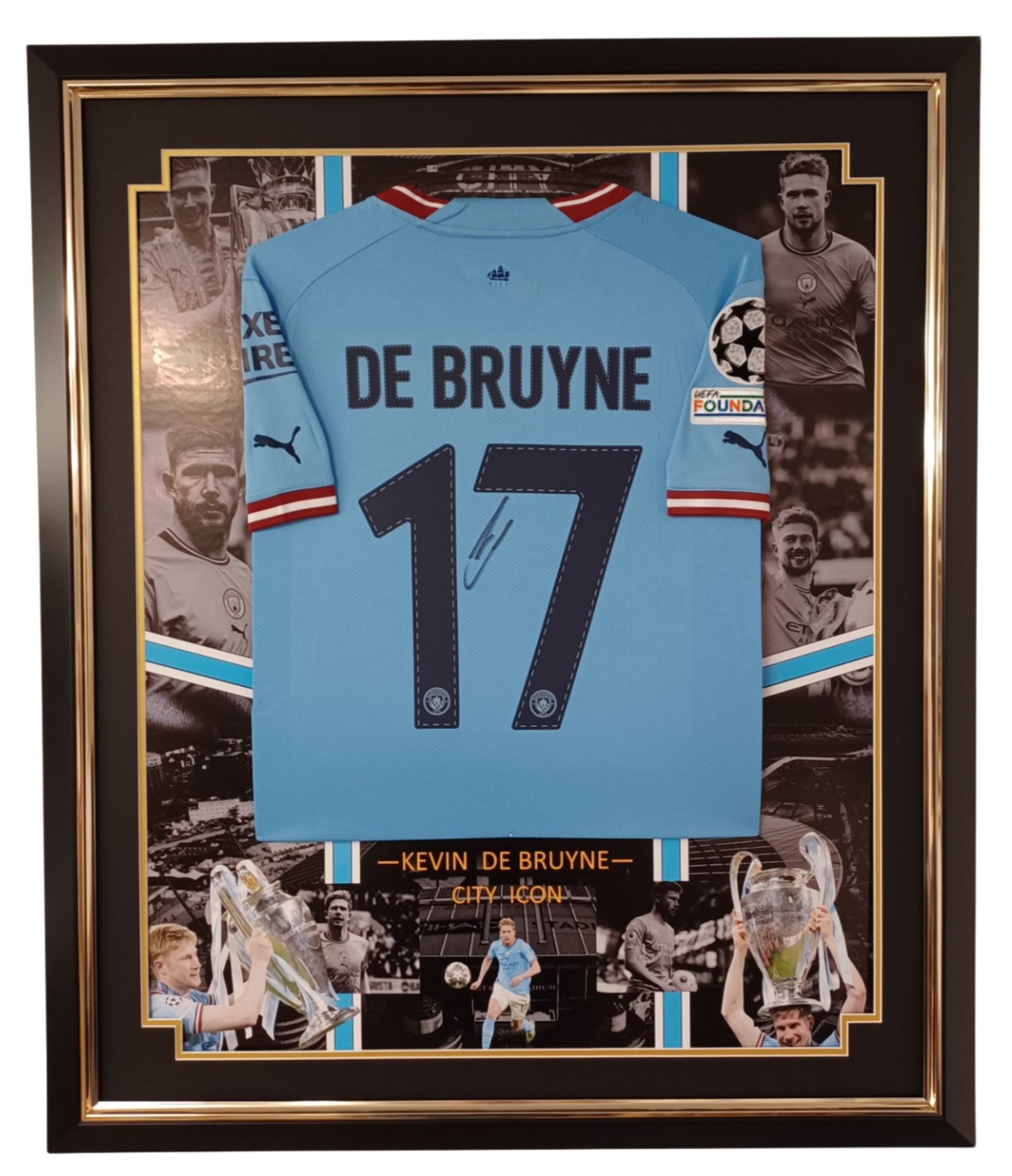 signed kevin de bruyne jersey