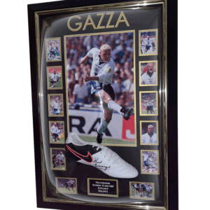 paul gascoigne signed boot