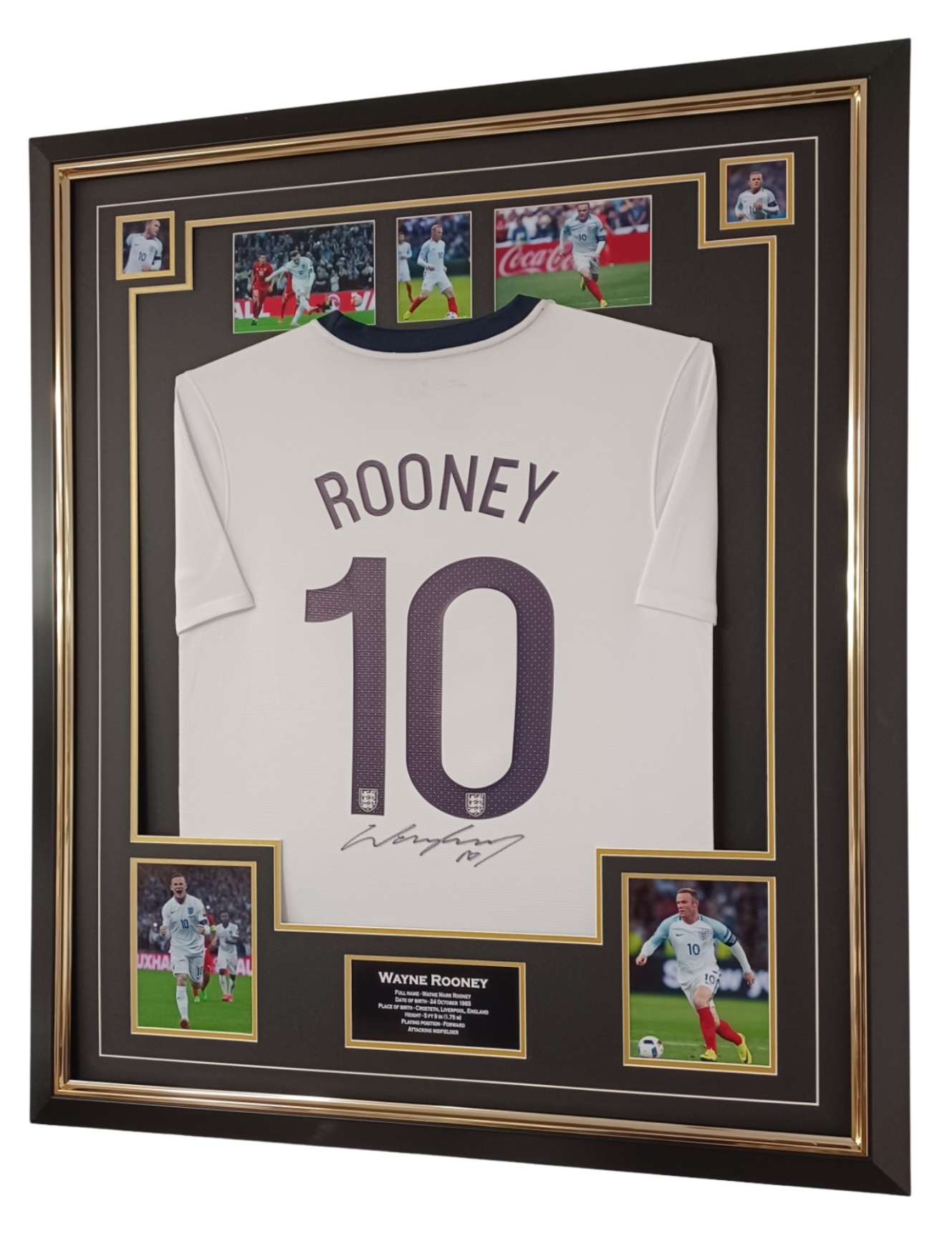rooney signed signed england shirt