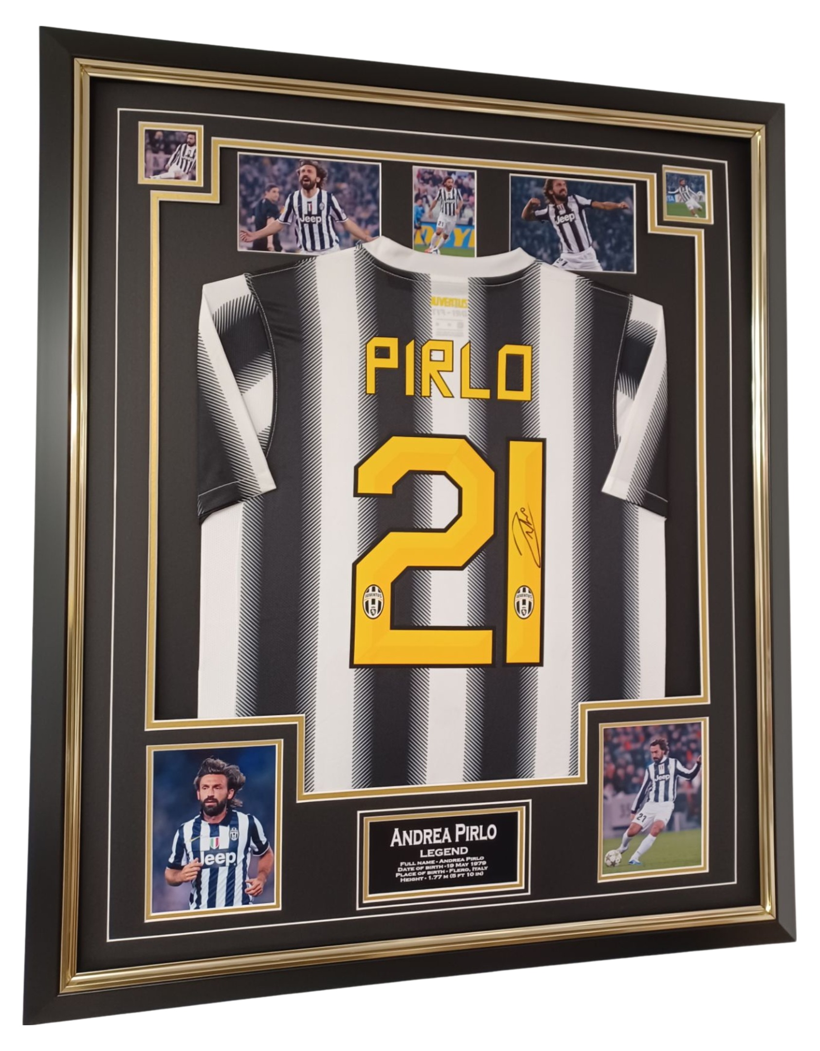 andrea pirlo signed jersey juventus