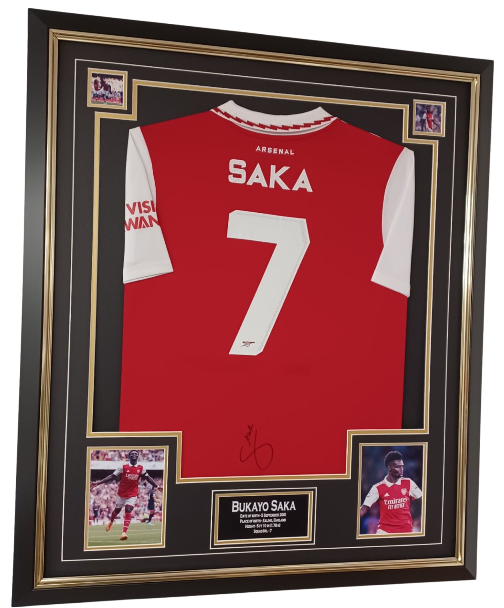 BUKAYO SAKA SIGNED JERSEY (ARSENAL) - Signed Memorabila Shop