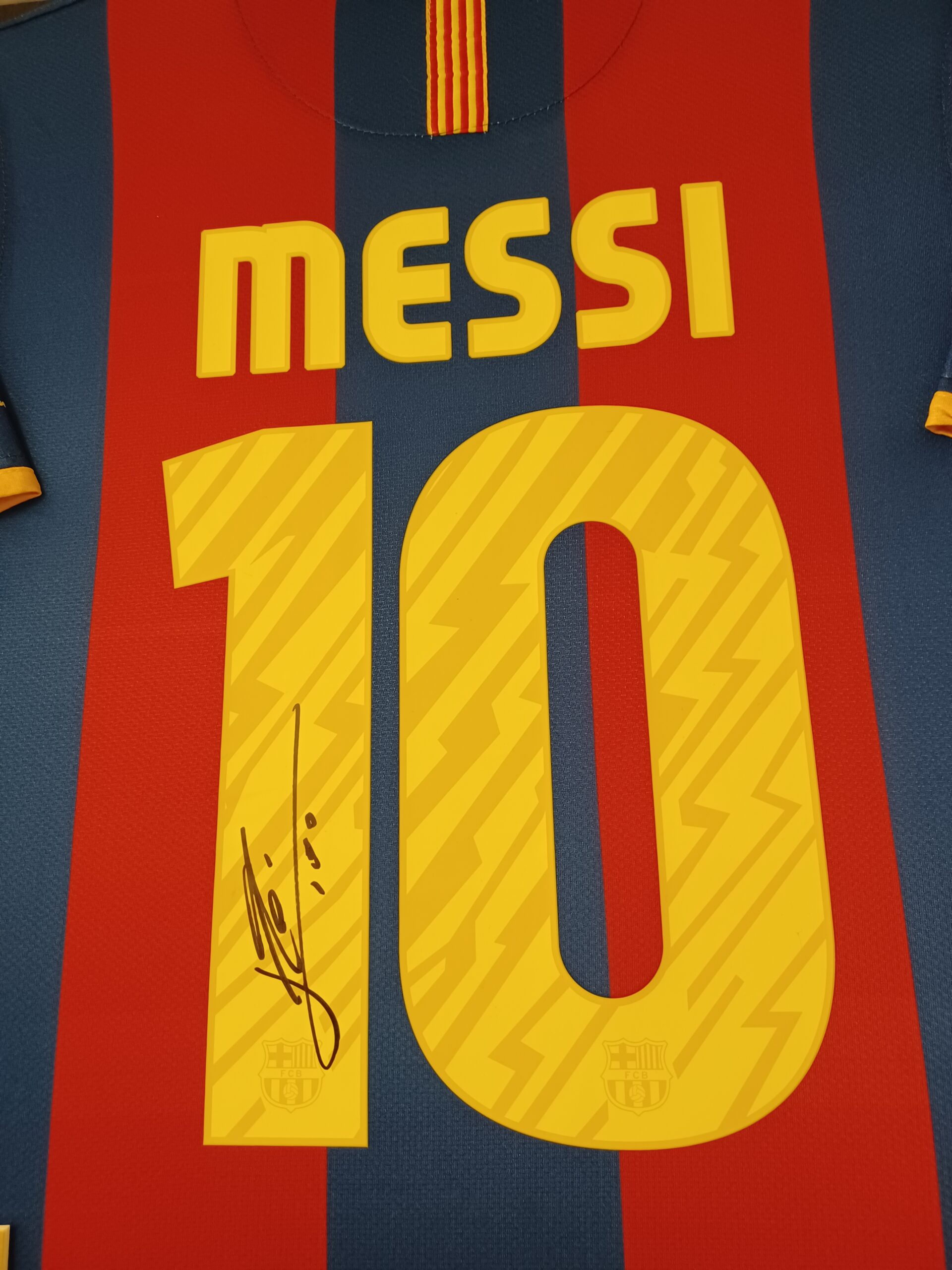 Lionel Messi signed 2010/11 Barcelona shirt