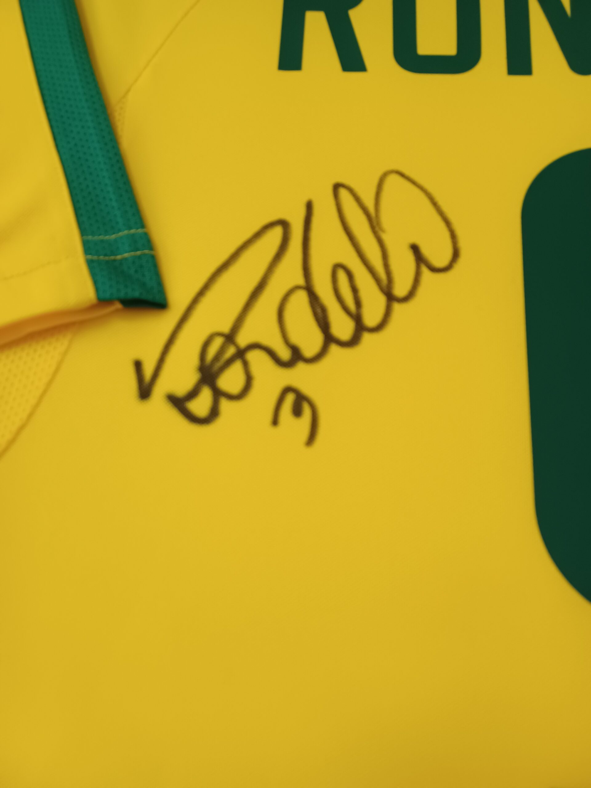 Ronaldo of Brazil Signed Shirt (R9)