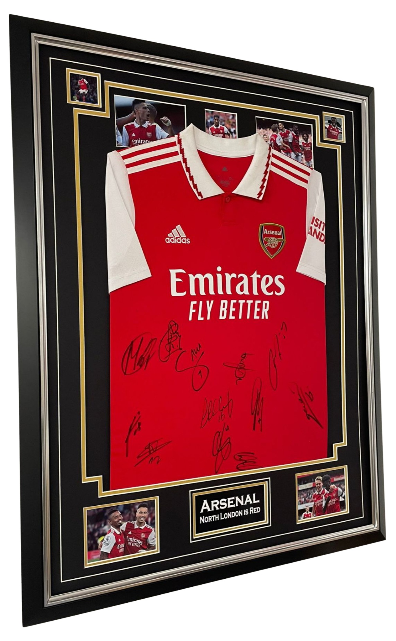 ARSENAL TEAM SIGNED SQUAD SHIRT 2022 2023 Signed Memorabila Shop