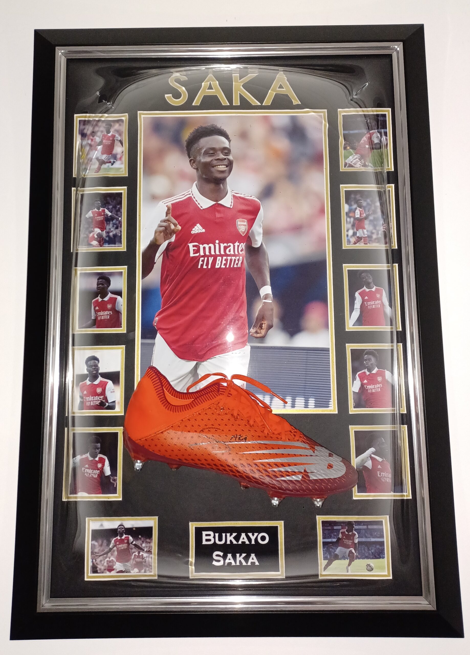 Bukayo Saka Of Arsenal Signed Boot Signed Memorabila Shop Shop Today