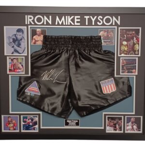 MIKE TYSON SIGNED BOXING SHOIRTS