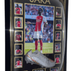 framed bukayo sake signed football boot