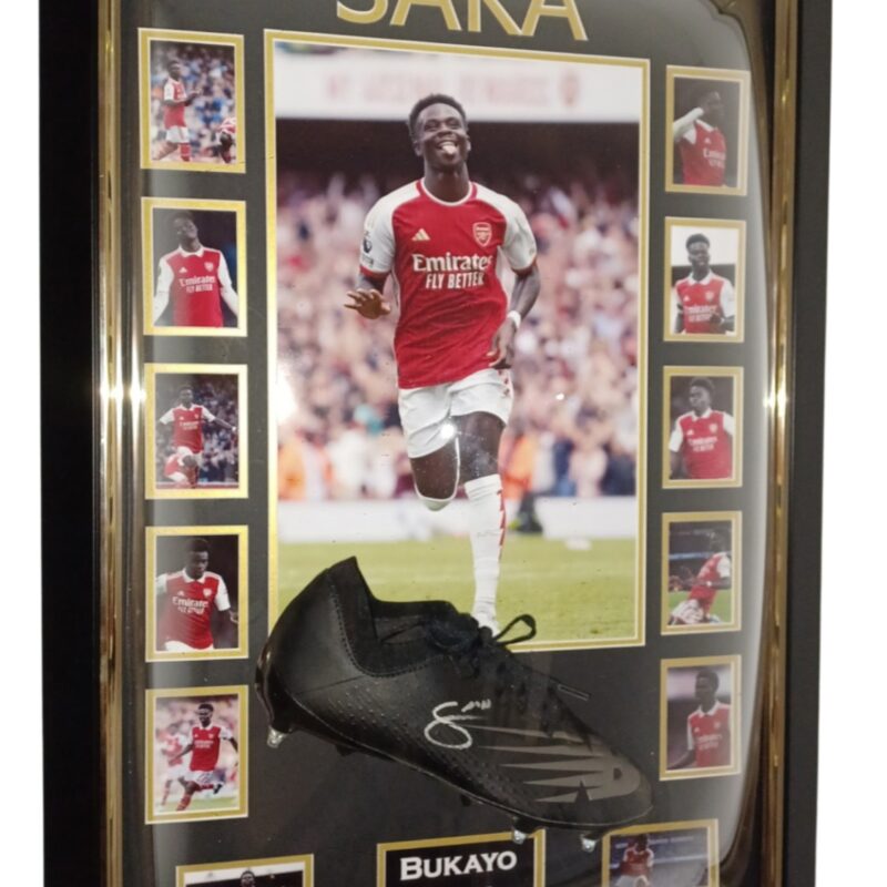 Bukayo Saka Signed Boot Signed Memorabila Shop