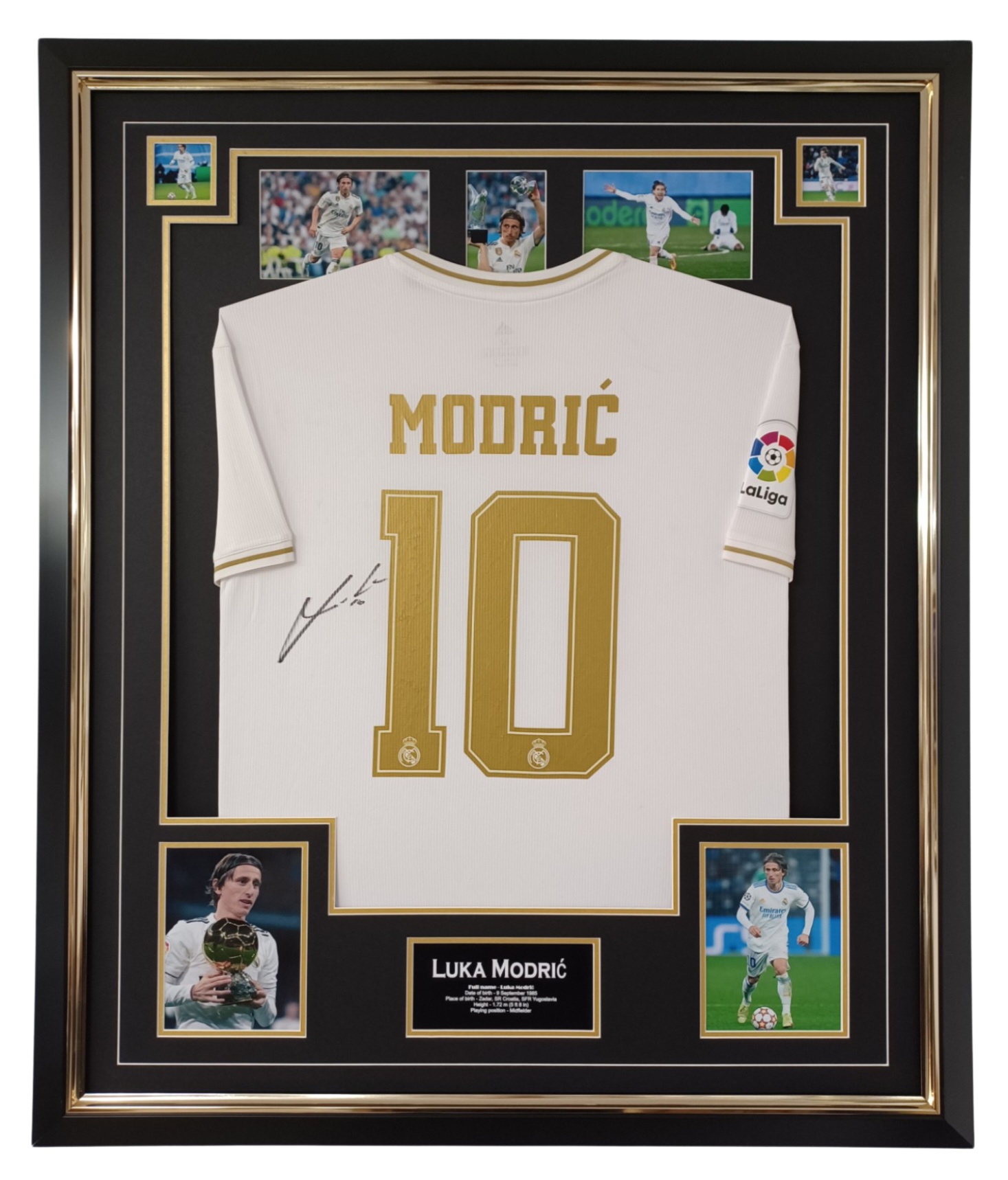 REAL MADRID Legend Luka Modric Signed Shirt, Signed Memorabila Shop