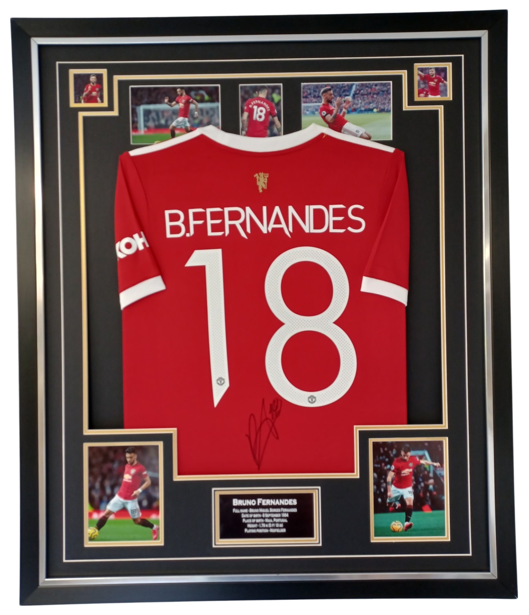 manchester united framed jersey