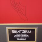 granit xhaka autograph
