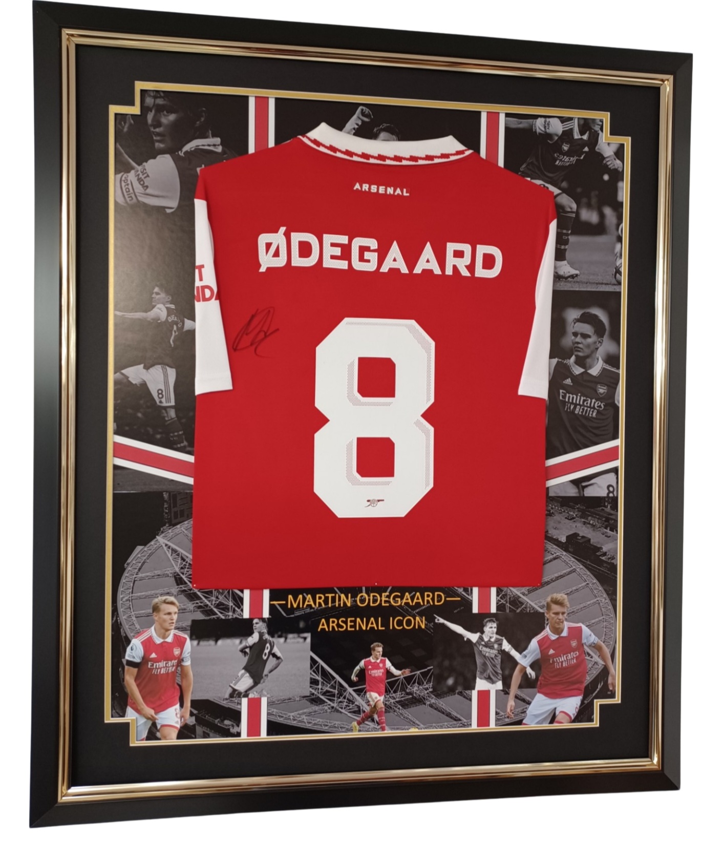 odegaard signed shirt arsenal