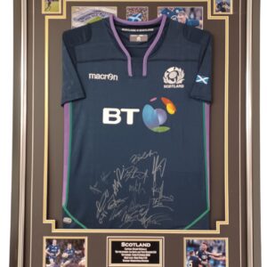 scotland signed rugby jersey