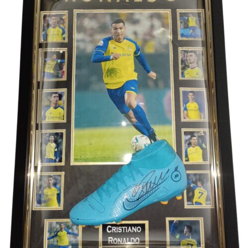 Cristiano Ronaldo of Al Nassr Signed Football Boot – Signed Memorabila Shop