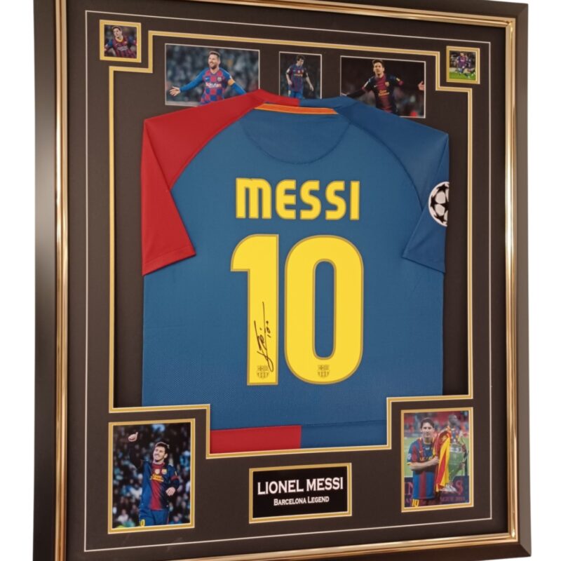 Barcelona Legend Lionel Messi signed shirt | Signed Memorabila Shop
