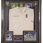 ben stokes signed picture with shirt