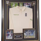 stokes england signed picture shirt