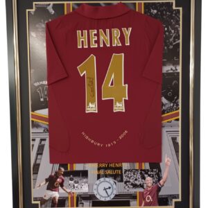 thierry henry signed shirt 2005 highbury