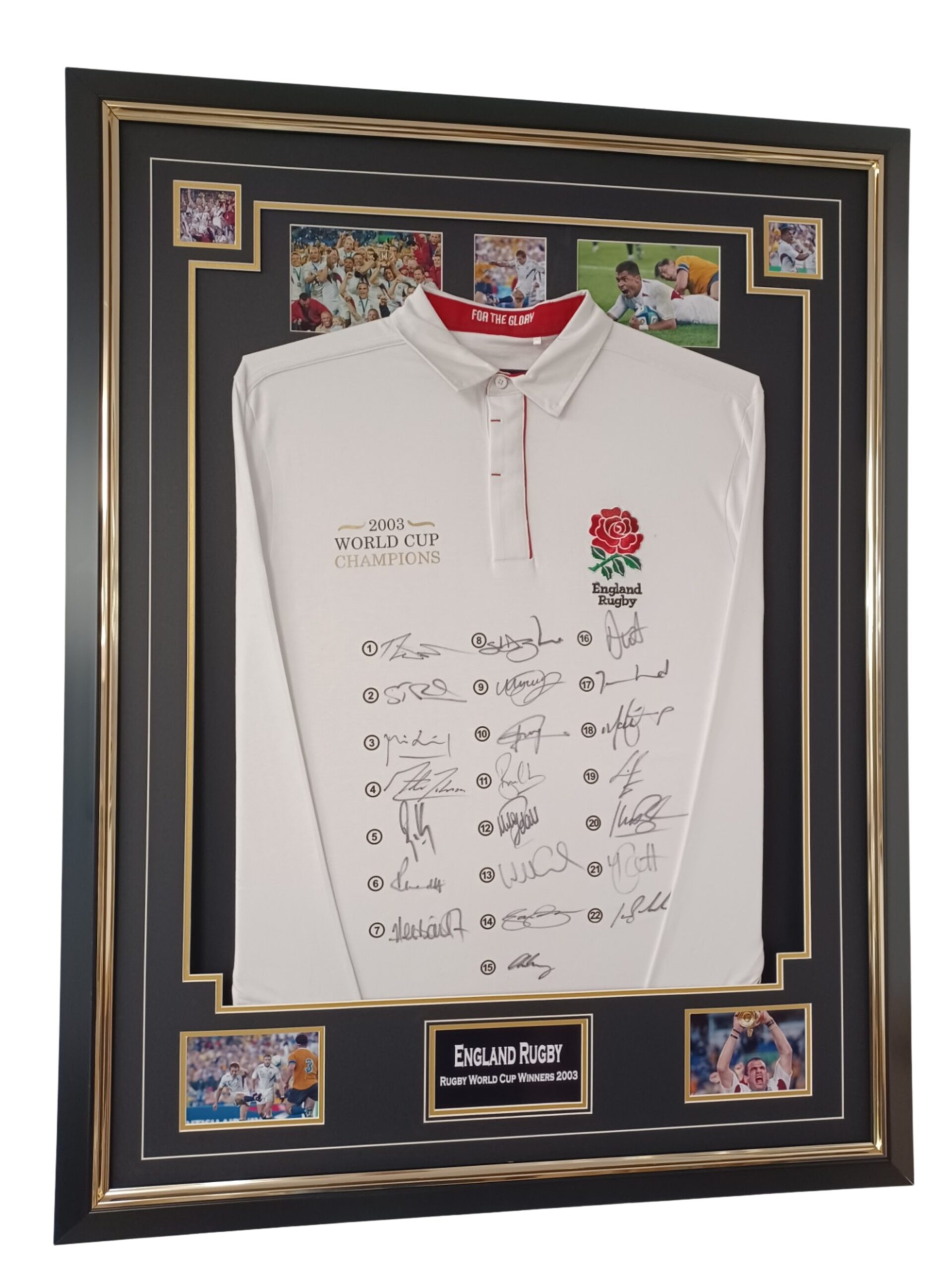 2003 england rugby signed jersey
