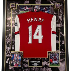 THIERRY HENRY SIGNED JERSEY ARSENAL LEGEND