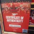 arsenal certificate of authenticity