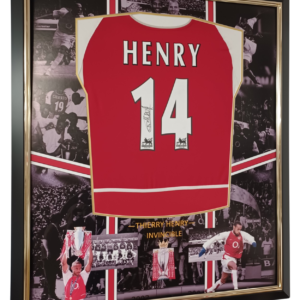 thierry henry signed invincibles shirt